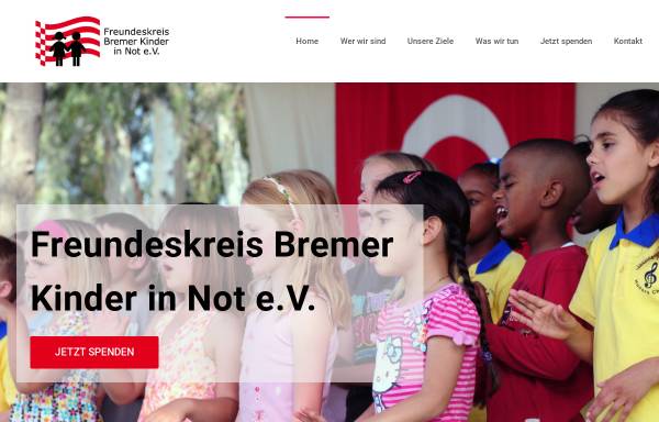 Vorschau von www.bremer-kinder-in-not.de, Freundeskreis Bremer Kinder in Not e.V.
