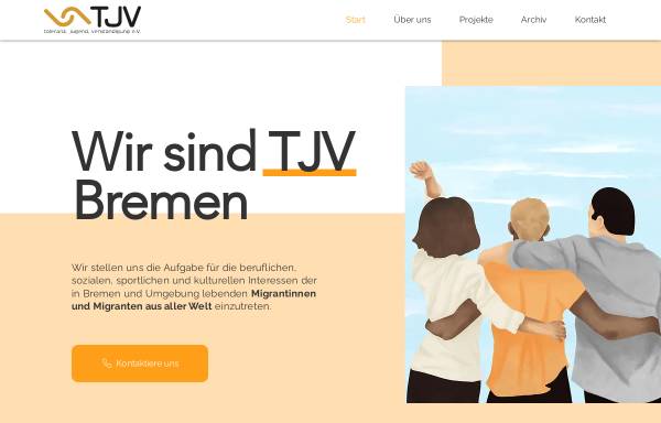 Vorschau von www.tjv-bremen.de, Toleranz Jugend Verständigung e.V.