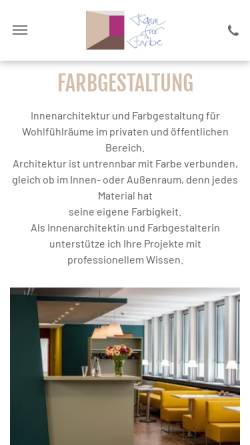 Vorschau der mobilen Webseite www.farbatelier.de, Farbatelier Schleicher