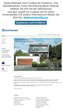 Vorschau der mobilen Webseite www.hofmannmetallbau.de, Hofmann Metallbau