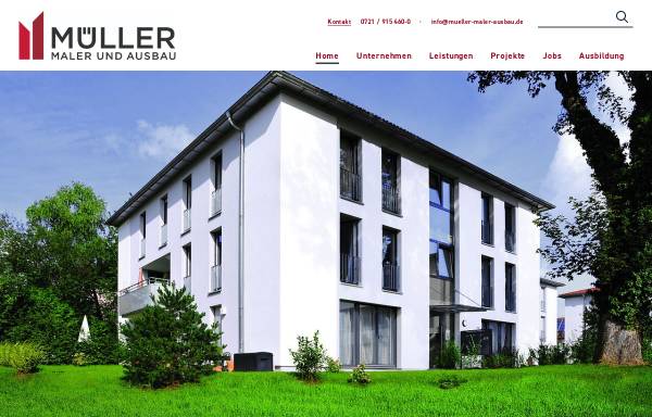 Vorschau von www.der-maler-mueller.de, Malerbetrieb Müller