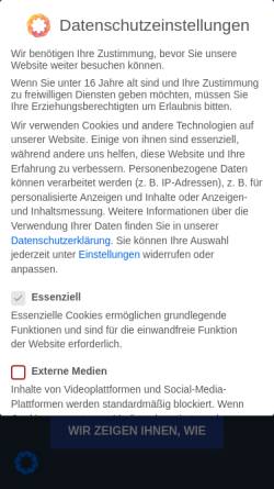 Vorschau der mobilen Webseite www.patev.de, PATEV Patentmanagement