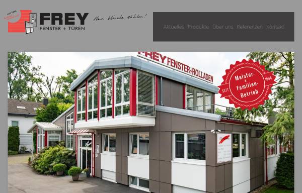 Vorschau von www.fenster-frey.de, FREY Fenster & Rolladen GmbH