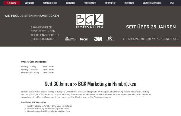 Vorschau von www.bgk-marketing.de, BGK Marketing