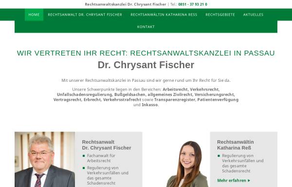 Vorschau von rechtsanwaelte-passau.de, Fischer, John, Hohl, Bieber