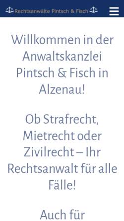 Vorschau der mobilen Webseite www.rechtsanwalt-alzenau.de, Pintsch & Mürkens