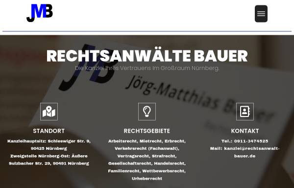 Vorschau von www.rechtsanwalt-bauer.de, Bauer Jörg-Matthias