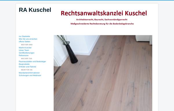 Vorschau von www.ra-kuschel.eu, Rechtsanwalt Martin Kuschel