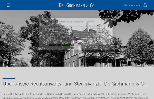 Vorschau von www.rae-grohmann.de, Dr. Grohmann & Co.