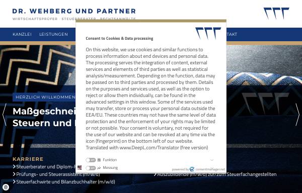 Vorschau von www.wehberg.de, Dr. Wehberg und Partner