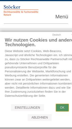 Vorschau der mobilen Webseite www.sbbrecht.de, Anwälte im CityCenter Herne