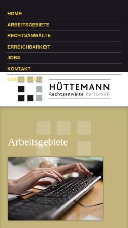 Vorschau der mobilen Webseite www.rae-hnh.de, HNH Rechtsanwälte