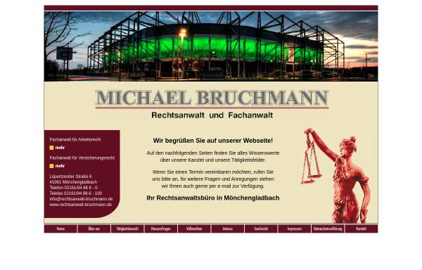 Vorschau von www.rechtsanwalt-bruchmann.de, Bruchmann, Michael; Rechtsanwaltskanzlei