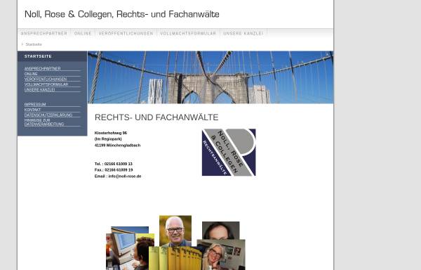 Vorschau von www.ra-rose.de, Rickenbach & Noll, Rechtsanwälte und Steuerberater