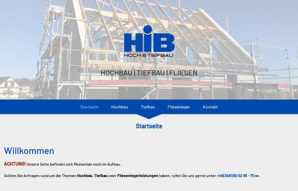 Vorschau von www.derhausbauer.com, Haus und Industrieservice GmbH