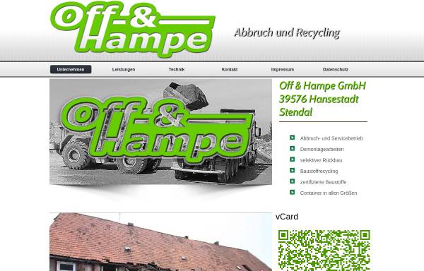Vorschau von off-hampe.de, Off & Hampe GmbH