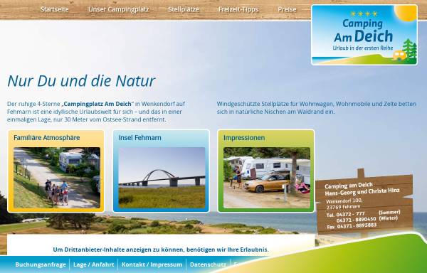 Vorschau von www.urlaub-in-der-ersten-reihe.de, Familie Hans-Georg und Christa Hinz