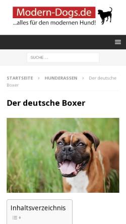 Vorschau der mobilen Webseite www.boxerzwinger-vom-storchenhorst.de, Vom Storchenhorst
