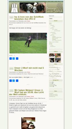Vorschau der mobilen Webseite www.vonderschiffbek.de, Von der Schiffbek