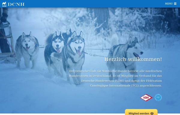 Vorschau von www.dcnh.de, DCNH - Deutscher Club für Nordische Hunde e.V.