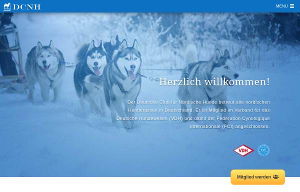 Vorschau von lv-hessen.dcnh.de, Deutscher Club für Nordische Hunde e.V. - Landesverband Hessen