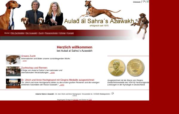 Vorschau von www.aulad-al-sahras.de, Aulad al Sahra´s