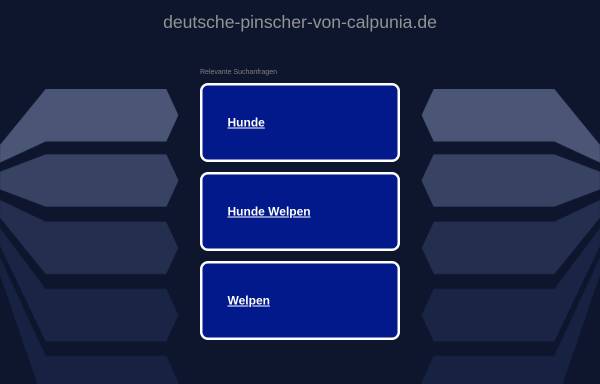 Vorschau von www.deutsche-pinscher-von-calpunia.de, Deutsche Pinscher von Calpunia