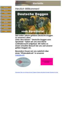 Vorschau der mobilen Webseite www.sprottetaldoggen.de, Vom Sprottetal