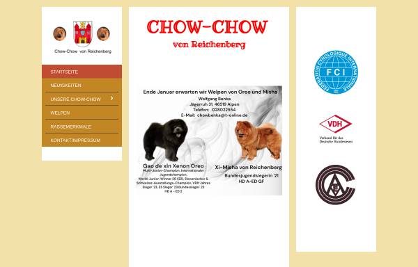 Vorschau von www.chow-chow-von-reichenberg.de, Von Reichenberg