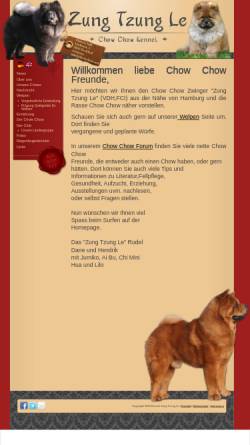 Vorschau der mobilen Webseite www.chow-chows.net, Zung Tzung Le