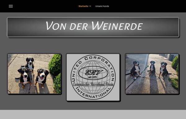 Vorschau von www.vonderweinerde.de, Grosse Schweizer Sennenhunde von der Weinerde