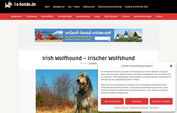 Vorschau von www.hunde-irish-wolfhound.de, Vom Luchemer Brückchen