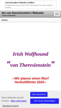 Vorschau der mobilen Webseite iws-von-theresienstein.beepworld.de, Von Theresienstein