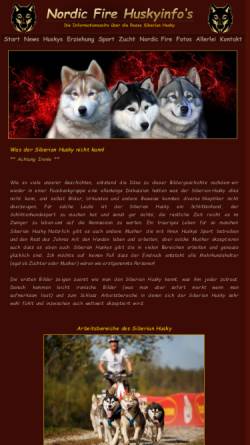 Vorschau der mobilen Webseite www.huskyzucht.info, Black Dream Wolves