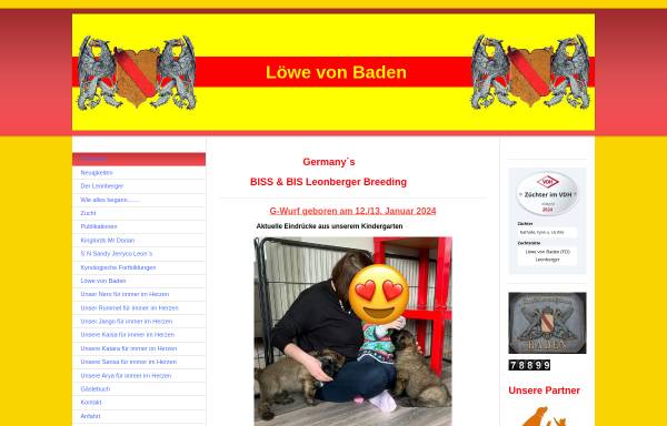 Vorschau von www.leonberger-hundezucht.de, Vom Roten Schopf