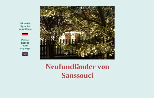 Vorschau von www.vonsanssouci.de, Von Sanssouci