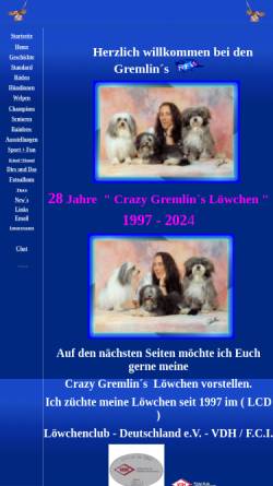 Vorschau der mobilen Webseite www.crazygremlins.de, Crazy Gremlins