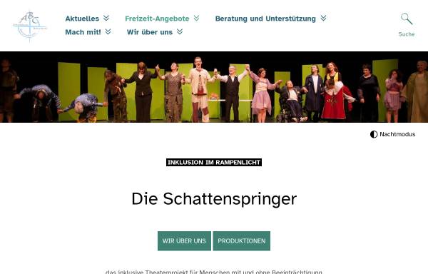 Vorschau von www.dieschattenspringer.de, Freiburg, Die Schattenspringer