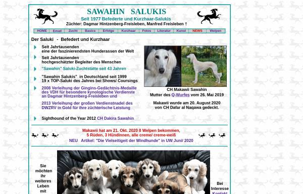 Vorschau von www.salukis.de, Sawahin