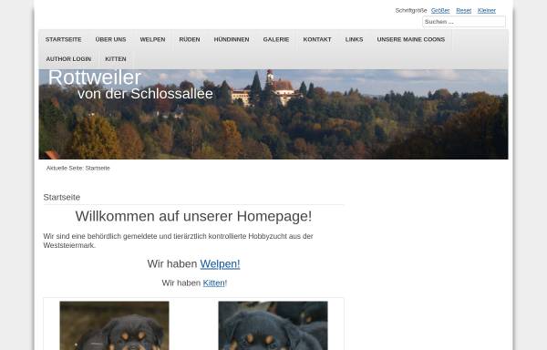 Vorschau von www.rottweilerzucht.at, Von der Schlossallee