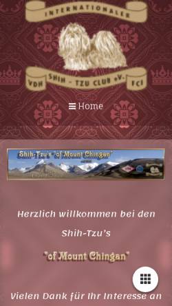Vorschau der mobilen Webseite www.chingan.de, Vom Chingan