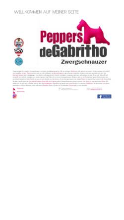 Vorschau der mobilen Webseite www.peppersdegabritho.at, Pepper's de Gabritho