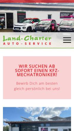 Vorschau der mobilen Webseite www.land-charter.de, Land-Charter