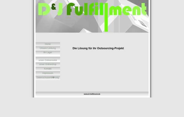 D&J Fulfillment, Constanze Nicole Dannenberg + Klaus-Peter Jung