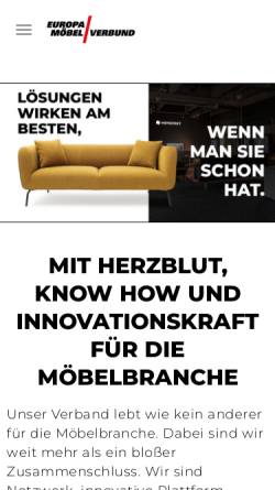 Vorschau der mobilen Webseite hesebeck-homecompany.europa-moebel.de, Hesebeck GmbH & Co. KG