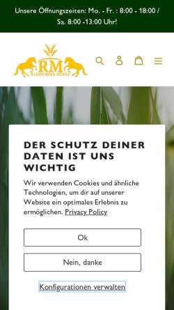Vorschau der mobilen Webseite raisdorfermuehle.de, Henstedter Mühle, Steenbock Haustier und Garten GmbH