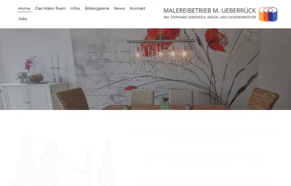 Vorschau von www.malersteffi.de, Malereibetrieb M. Ueberrück