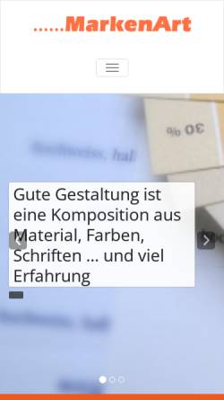Vorschau der mobilen Webseite www.markenart-sn.de, Dr. jur. Sasse & Naber Nachfolger, Unternehmensberatung GmbH