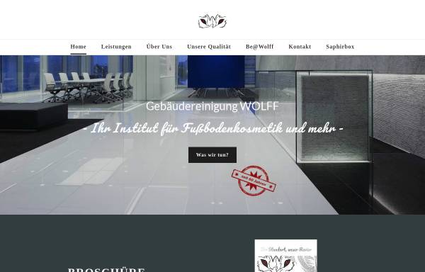 Vorschau von www.wolffgeb.de, Gebäudereinigung Wolff GmbH
