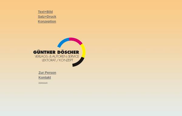 Vorschau von www.doescher-konzept.de, Günther Döscher, Konzept + Werbung